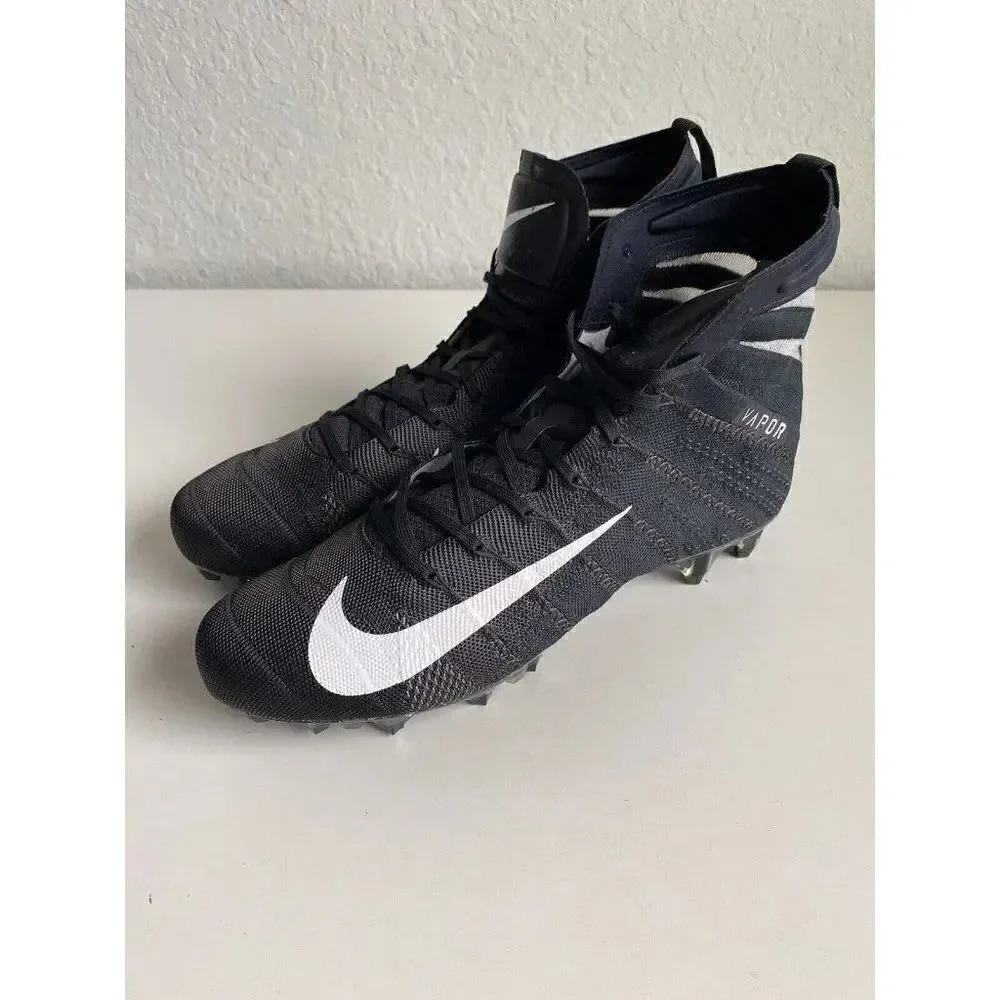 Nike Vapor Untouchable 3 Elite Black Promo‎ Cleats AO3006-010 Men's Size 12.5